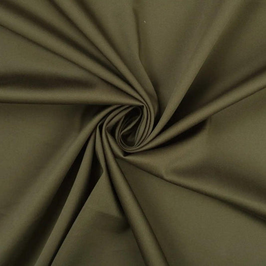 Dark Olive Wash & Wear Unstitched Suit